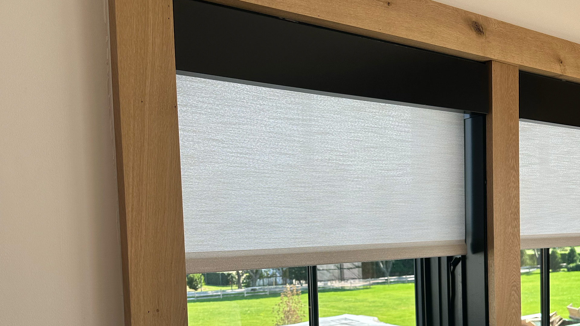 Motorized shades integrated into a smart home system